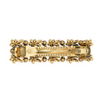 Load image into Gallery viewer, Golden Barrette with Stone Accents for Women One Piece
