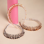 Load image into Gallery viewer, Radhu &amp; Kabby Wavy Hairbands for Women | Stylish Tortoise Shell Design | Fancy Hair Accessories | Pack of 3
