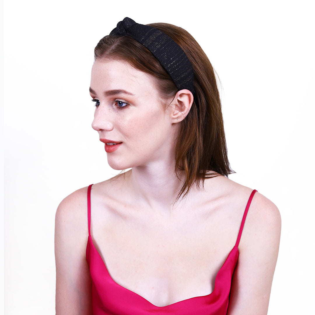 Trendy Headband For Women Black, White, Pink Set of 3