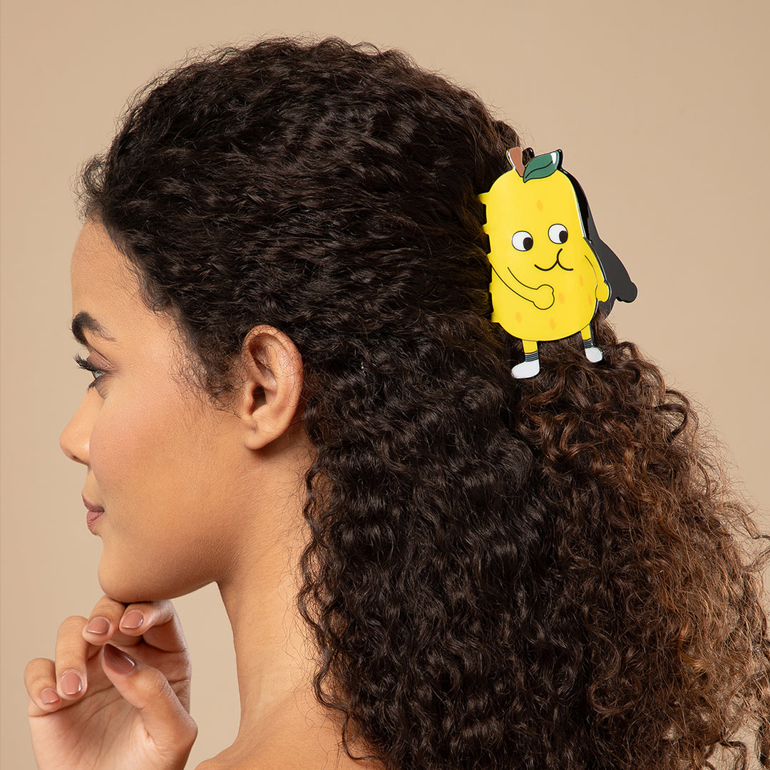 Charming Fruit Hair Clutchers for All Hair Types Set of 3