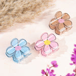 Load image into Gallery viewer, Floral Hair Clutchers for Women | Funky Claw Clips | Ideal for Thick, Curly Hair | Set of 3
