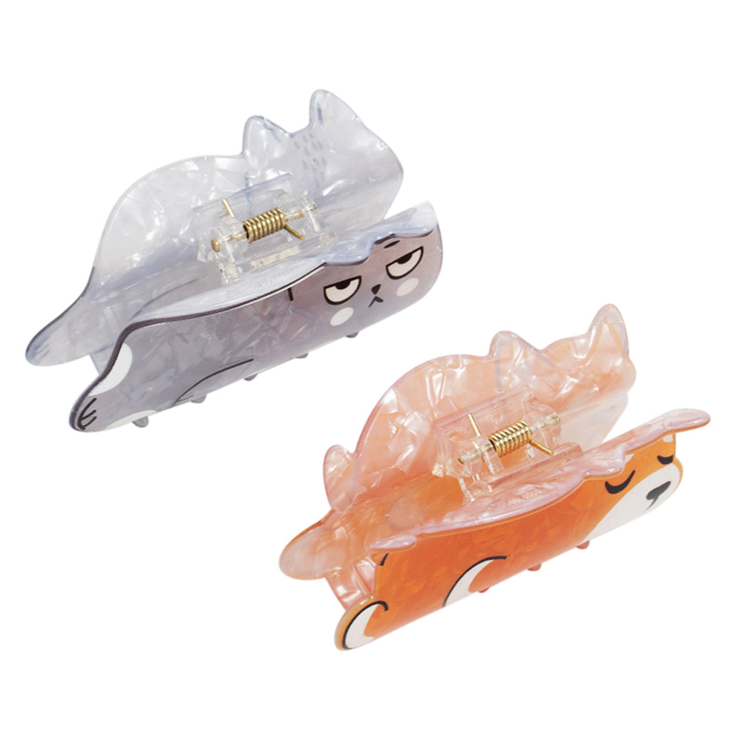 Animal Claw Clips - Cat & Dog Designs Set of 2