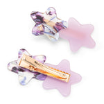 Load image into Gallery viewer, Star Alligator Hair Clip Hairpin Purple Hairpins Pcs of 2
