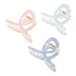 Load image into Gallery viewer, Pastel Hair Claws Clutchers - Pink, Mint, Blue Set of 3
