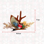 Load image into Gallery viewer, Xmas Reindeer Antler Hair Clip 1 Pair
