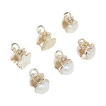 Load image into Gallery viewer, Mini Pearl Clutchers Star, Square, Heart &amp; Round Clips Hair Accessory Set of 6-Piece
