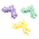 Load image into Gallery viewer, Flower Design Hair Clutchers - Medium Size Set of 3
