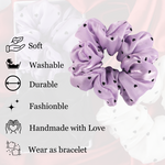 Load image into Gallery viewer, Stylish Tissue Hair Scrunchies Set of 3
