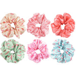 Load image into Gallery viewer, Satin Hair Scrunchies- Pack of 6
