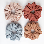 Load image into Gallery viewer, Trendy Hair Scrunchies Multicolour Set of 4
