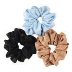 Load image into Gallery viewer, Fancy Hair Scrunchies for Women/Girls Pack of 3
