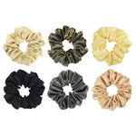 Load image into Gallery viewer, Fancy Hair Scrunchies for Women/Girls Pack of 6
