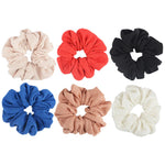 Load image into Gallery viewer, Trendy Hair Scrunchies - Colorful &amp; Stylish Set of 6
