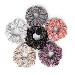 Load image into Gallery viewer, Trendy Hair Scrunchies for Women Multicolour Set of 6
