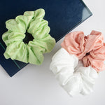 Load image into Gallery viewer, Hair Scrunchies for Girls Colourful Set of 3
