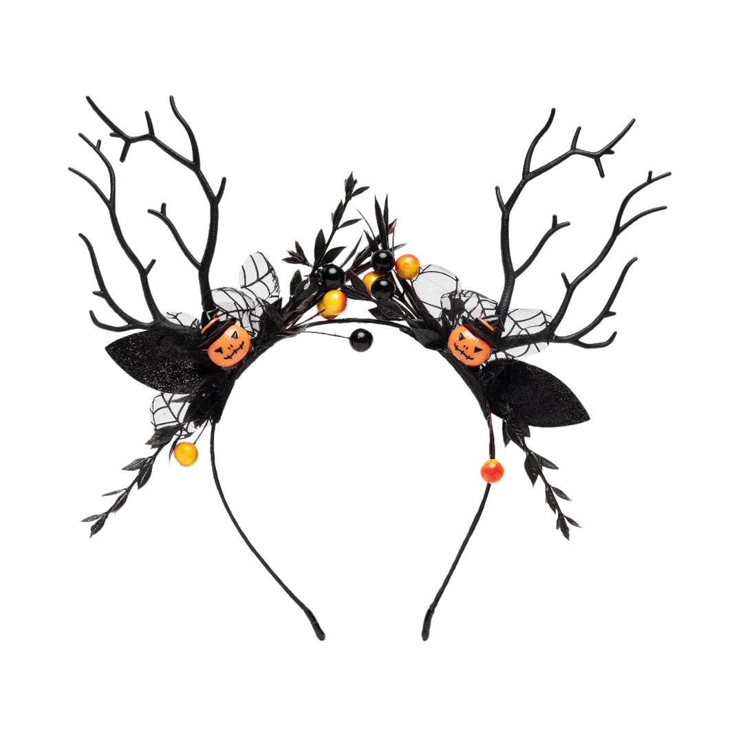 Halloween Black Antler Headband 1 Pcs