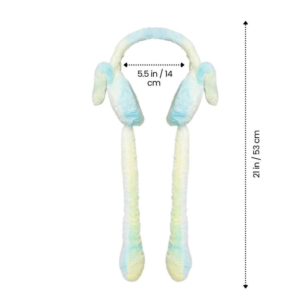 Radhu & Kabby Plush Bunny Ear Muff | Soft Winter Ear Warmer with Long Fluffy Ears | Pack of 1