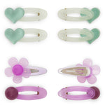 Load image into Gallery viewer, Trendy Pastel Hair Clips for Girls Pack of 4
