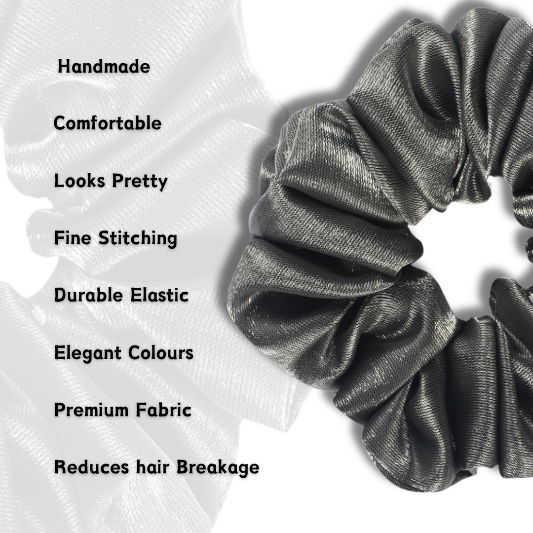 Fancy Hair Scrunchies for Women/Girls Pack of 6