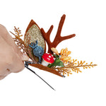 Load image into Gallery viewer, Xmas Reindeer Antler Hair Clip 1 Pair
